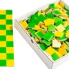 Quadrate gelb-grün, 410 Stück, ab 3 Jahre