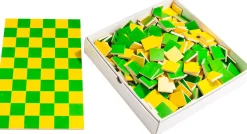 Quadrate gelb-grün, 410 Stück, ab 3 Jahre