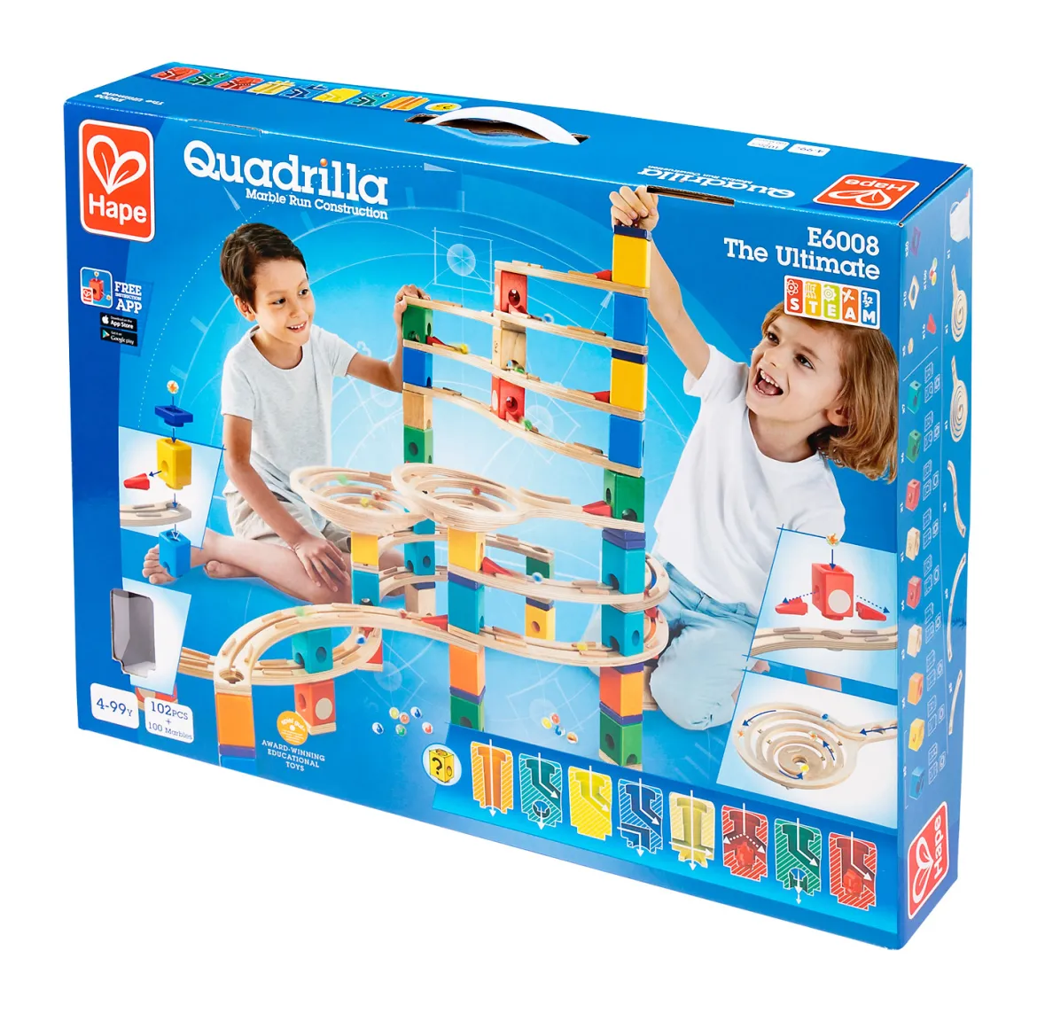 Quadrilla Twist, Kugelbahn, ab 4 Jahre