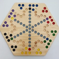 Quer durch 6 eckig, Brettspiel, ab 5 Jahre