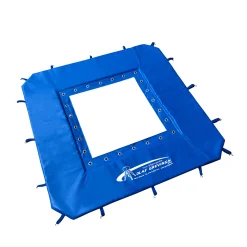 Rahmenpolster-Ganzabdeckung für Mini-Trampolin 112x112 cm