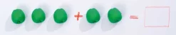 Rechen-Früchte bunt gemischt, Mathe-Spielmaterial,