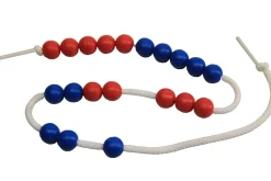 Rechenkette rot/blau 20er Zahlenraum 5er Schritte aus RE-Plastic
