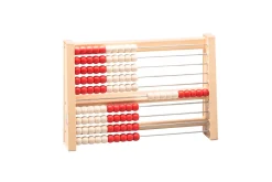 Rechenrahmen 100er 5/5 rot/weiß ReWOOD System Kühnel