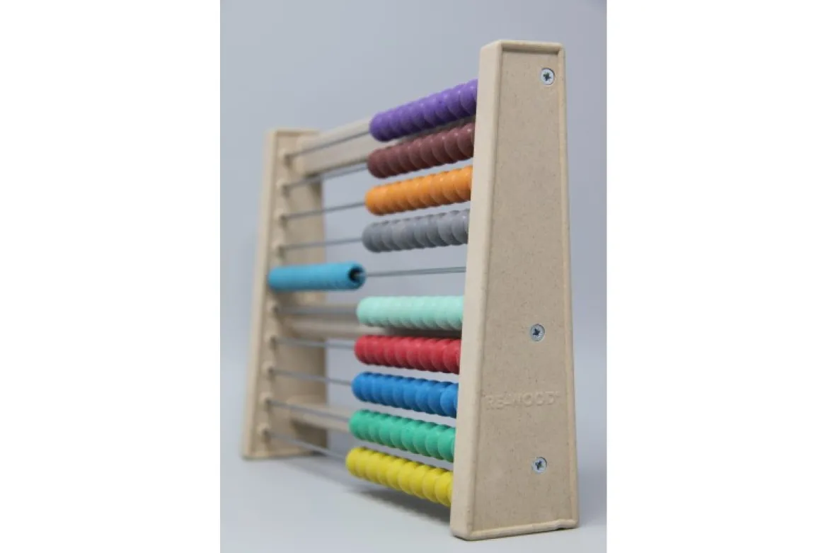 Rechenrahmen 10-farbig aus RE-Wood®