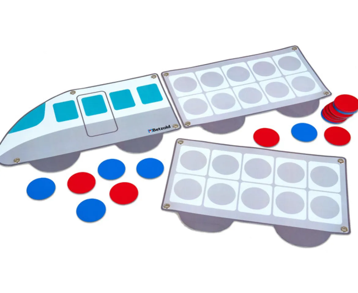 Rechenzug - magnetisches Tafelmaterial, 5-7 Jahre