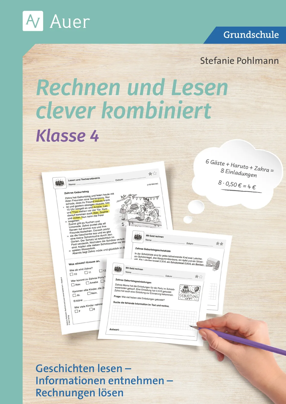 Rechnen und Lesen clever kombiniert, Buch, Klasse 4