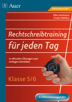 Rechtschreibtraining für jeden Tag, Klasse 5/6