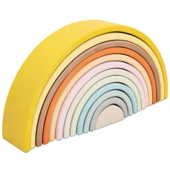 Regenbogen aus Holz, groß, Breite 32 cm