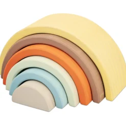 Regenbogen aus Holz, klein, Breite 19 cm
