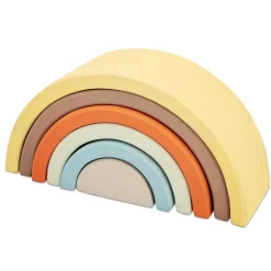Regenbogen aus Holz, klein, Breite 19 cm