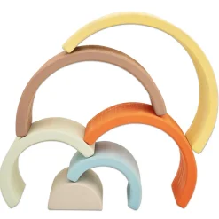 Regenbogen aus Holz, klein, Breite 19 cm