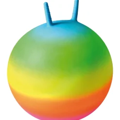 Regenbogen Hüpfball Ø 50 cm, Griffe 10 cm, ab 3 Jahre
