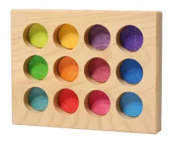 Regenbogen, Sortier-Brettchen, ab 1 Jahr