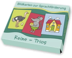 Reime-Trios, Bildkarten, 6-8 Jahre