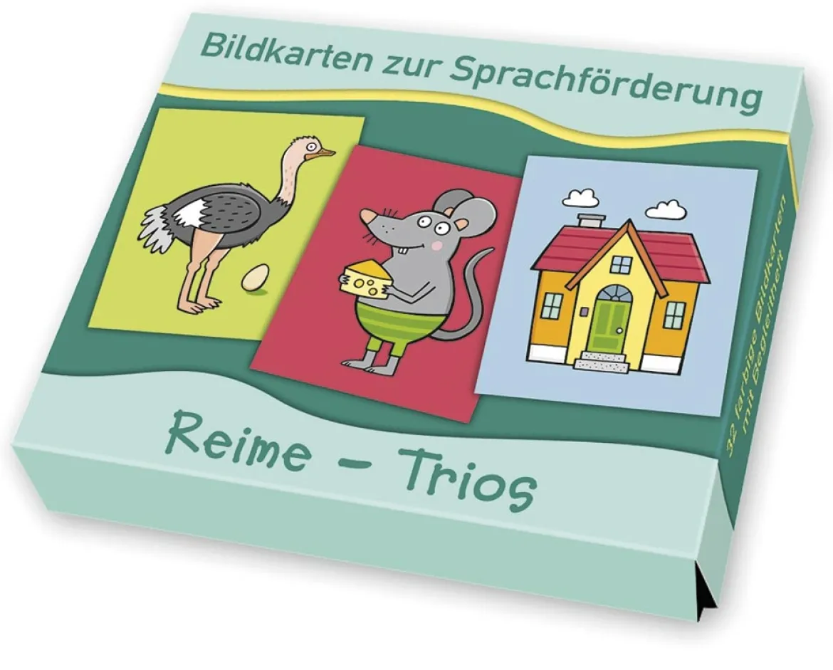 Reime-Trios, Bildkarten, 6-8 Jahre