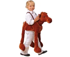 Reitpferd dunkelbraun, Schlüpfkostüm, 3-10 Jahre