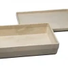 RE-Wood® Box mit Deckel 25 x 18 x 6 cm - 1,5 l, naturfarben