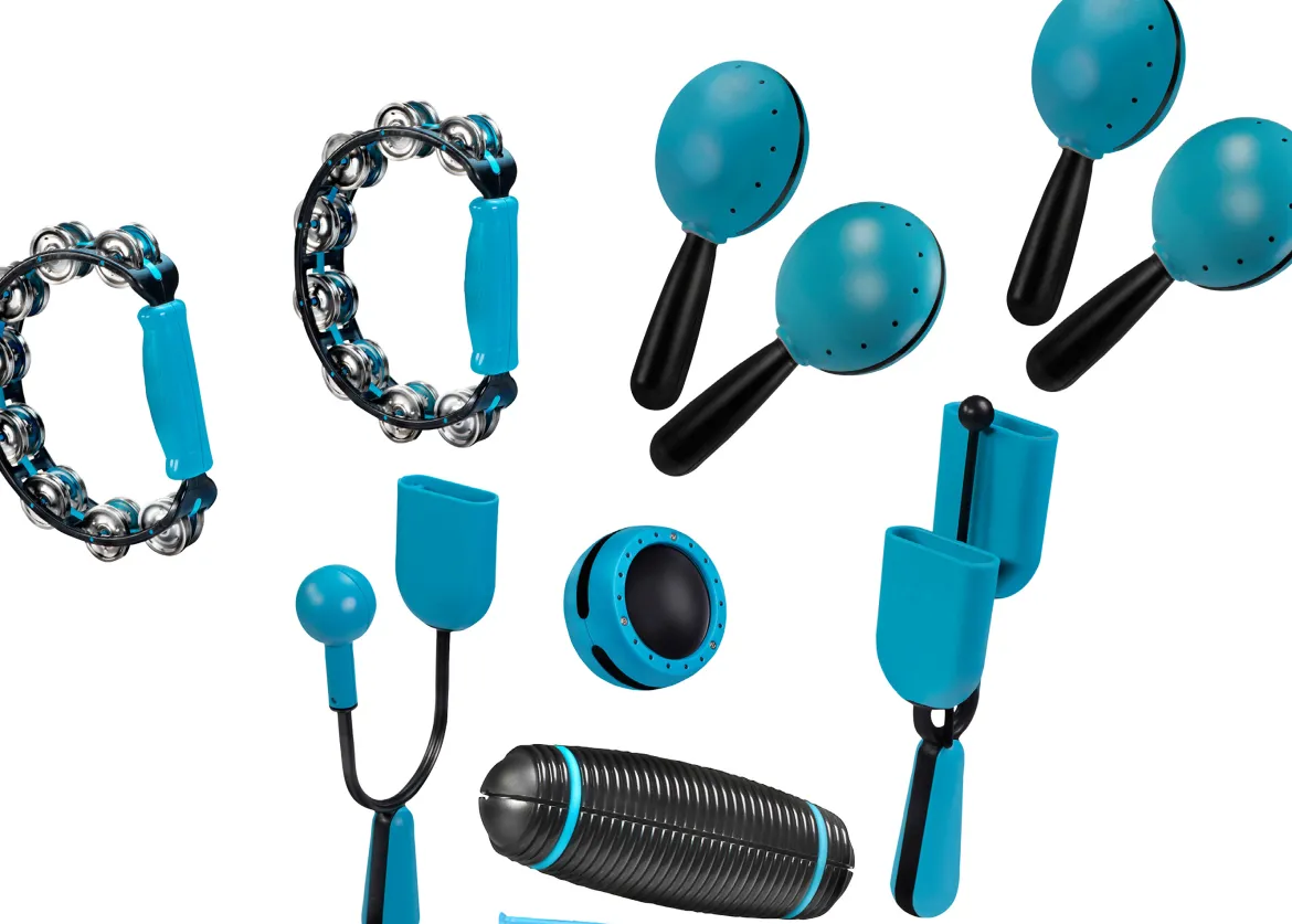 Rhythmik-Set 3 für die Schule in Kunststoffbox mit Deckel