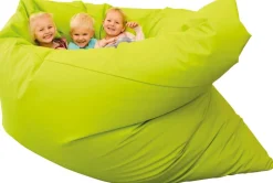 Riesen-Kuschelkissen kiwigrün, 200 x 200 x 30 cm, Qualitäts-Kunstleder