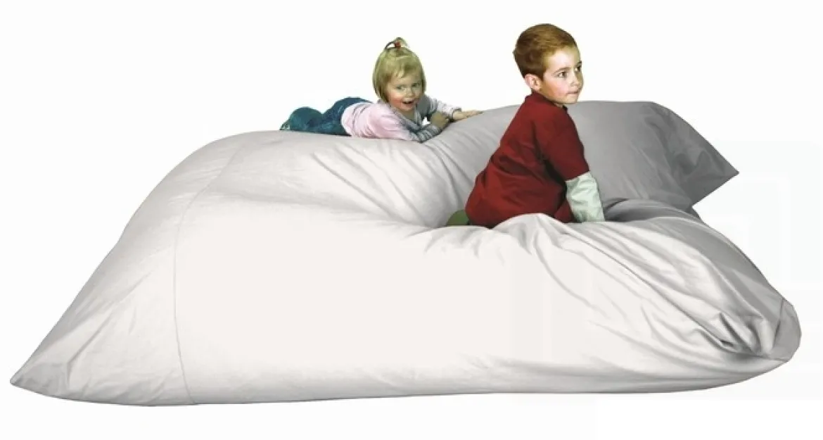 Riesen-Kuschelkissen WEISS, 200 x 200 x 30 cm