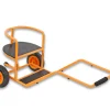 Rikscha, Kutsche zum Ziehen, orange, TopTrike Kinderfahrzeug