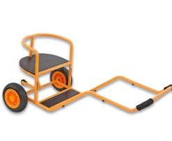 Rikscha, Kutsche zum Ziehen, orange, TopTrike Kinderfahrzeug