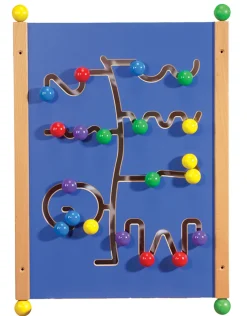 RoadRunner blau MDF, 80 x 56 cm, Wandspiel