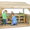RollenSpielcenter mit großer Outdoor-Kinderküche, 2-7 Jahre
