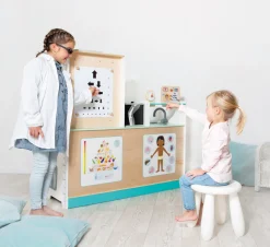 Rollenspiel-Set, Arzt, Spielmöbel aus Holz, für Kinder
