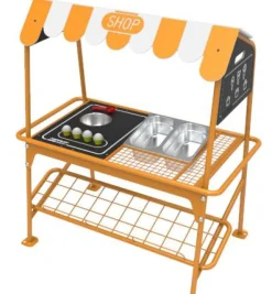 Rollenspiel-Set, Eisdiele, Outdoor-Spielmöbel aus Holz, für Kinder