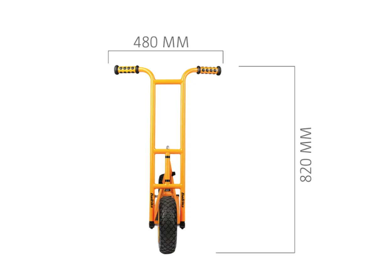 Roller groß (82 cm), orange, TopTrike Kinderfahrzeug