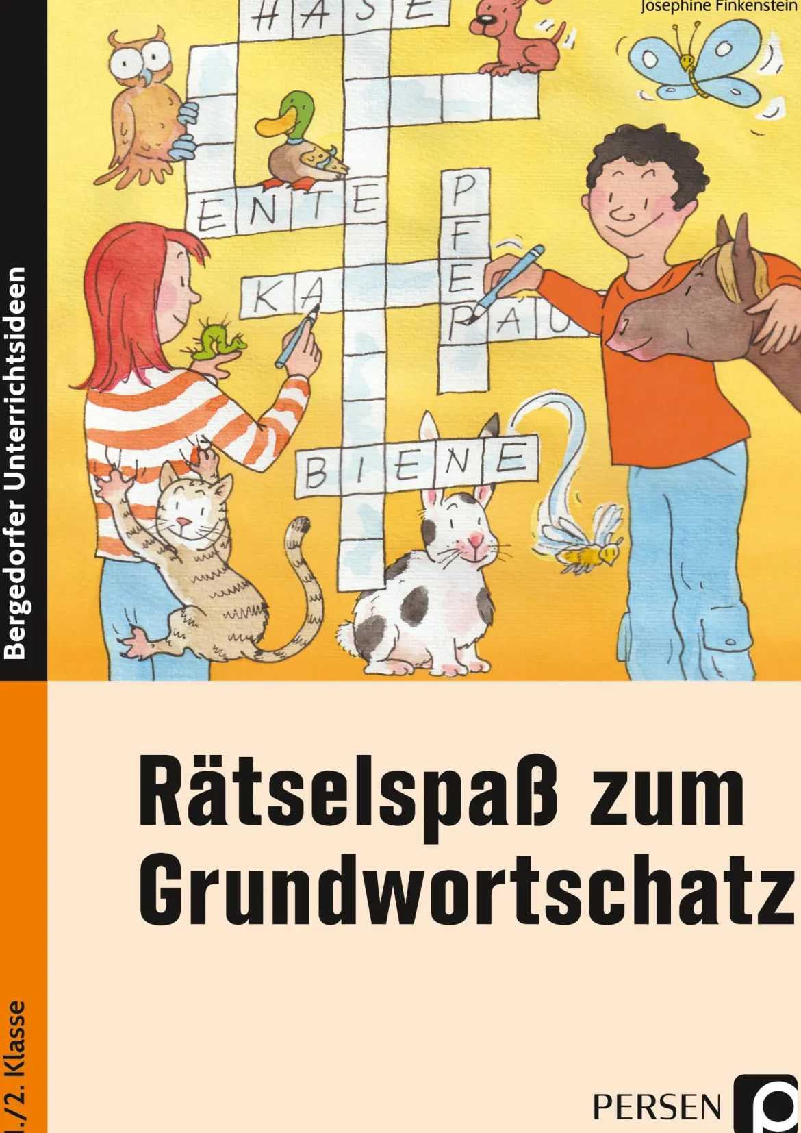 Rätselspaß zum Grundwortschatz, Buch, 1./2. Klasse