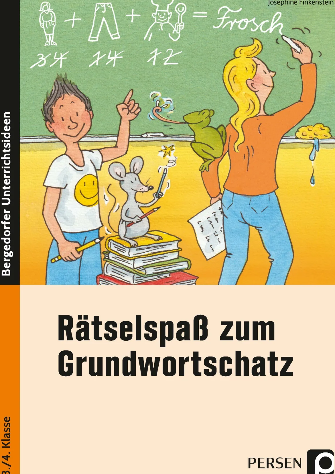 Rätselspaß zum Grundwortschatz - 3./4. Klasse, Buch