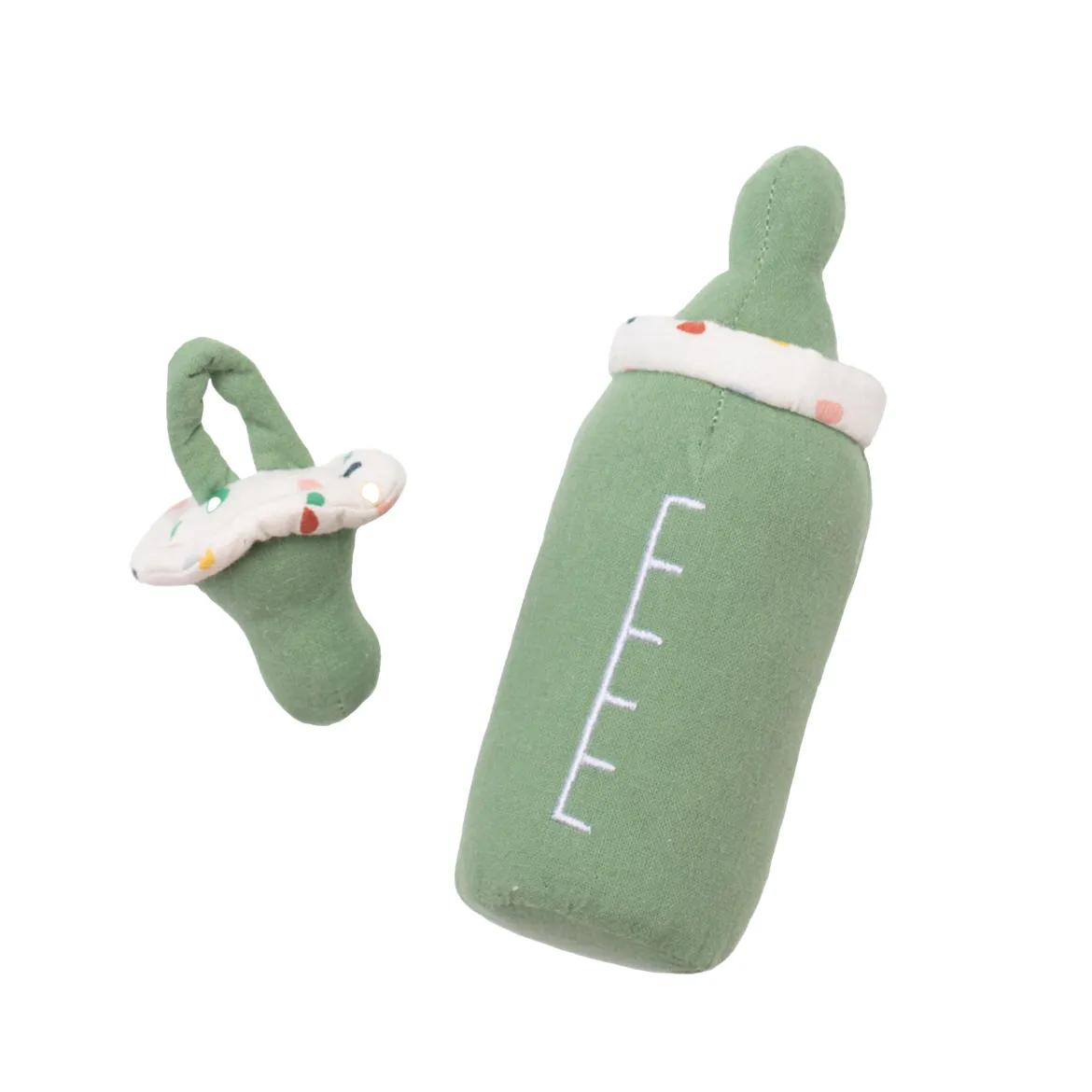 Rubens Baby Flasche und Nuckel, grün