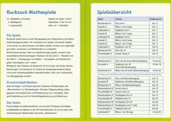 Ruckzuck Mathespiele, 6-8 Jahre