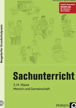 Sachunterricht, 3./4. Kl., Mensch und Gemeinschaft, Buch inkl. CD