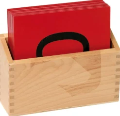 Sandpapierziffern mit Holzbox, 3-8 Jahre