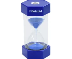 Sanduhr, 5 Minuten - Blau, Höhe: 16 cm, ab 5 Jahre