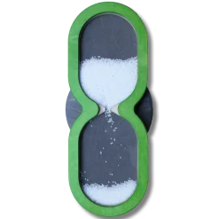 Sanduhr schnell, Wandelement, ca. 15 Sekunden