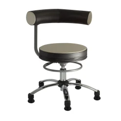 Sanus Gesundheitsstuhl 36-43 cm, Kunstleder beige/schwarz, mit Gleiter