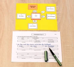 Satzgliedtrainer, Lernmaterial (3 Dosen), ab 3. Klasse