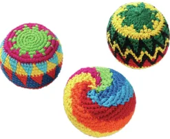 Satz mit 3 Rasta-Footbags, ab 5 Jahre