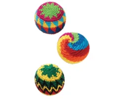 Satz mit 3 Rasta-Footbags, ab 5 Jahre