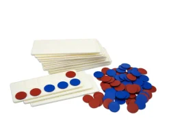 Satz mit 20 Zehnerplatten inkl. 200 Wendeplättchen, 5-7 Jahre
