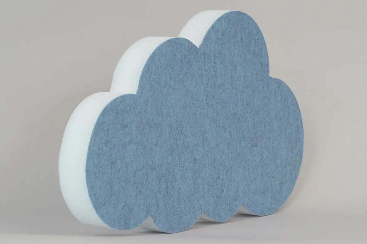Schallschutz Akustikelement, Wolke Blau, soni ELEMENT cloud