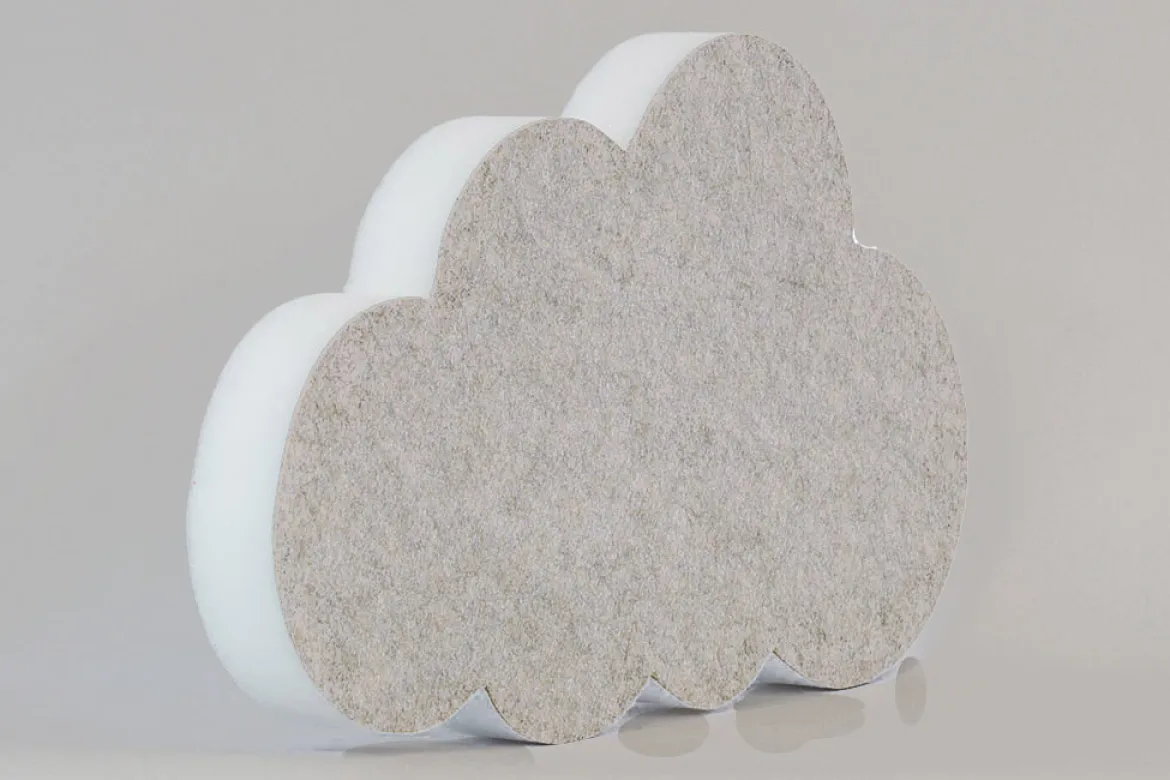 Schallschutz Akustikelement, Wolke Greige, soni ELEMENT cloud klein