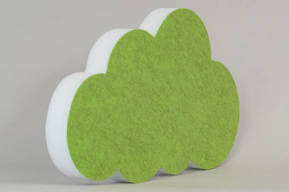 Schallschutz Akustikelement, Wolke Grün, soni ELEMENT cloud