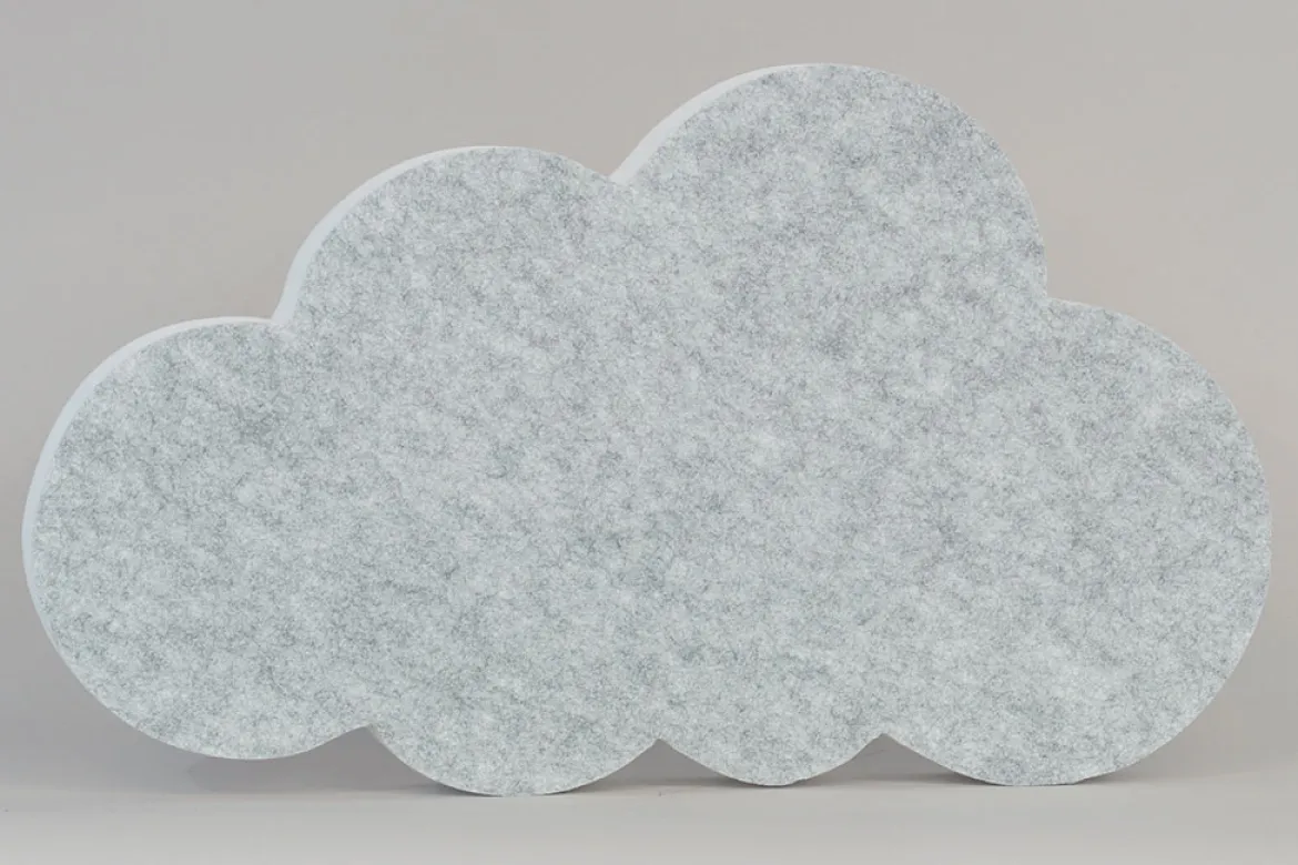 Schallschutz Akustikelement, Wolke Hellgrau, soni ELEMENT cloud klein