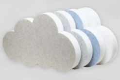 Schallschutz Akustikelement, Wolke Orange, soni ELEMENT cloud klein